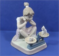 Lladro #5474 Girl with Animals