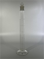 Corning Pyrex Borosilicate Cylinder w/ Stopper