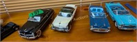 4 Danbury Mint Die Cast Cars 1949 Mercury Club