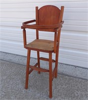 Small Wood High Chair