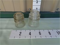2-Antique Glass Insulators