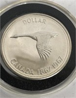 Canada Silver Dollar 1867-1967