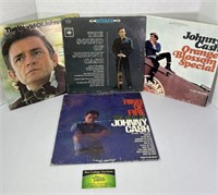 4 Johnny Cash Records