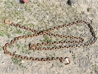 15FT Chain - 3/8" with 2 Hooks