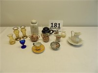 Glassware - Eye Wash, Creamer & Sugar,