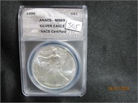 American Silver Eagle Dollar 1996 MS69