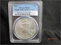 American Silver Eagle Dollar 2011 MS69