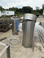 Vacuum tanks and parts for car wash