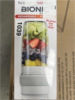 BIONIC BLADE PORTABLE BLENDER RETAIL $50