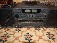 Magnavox portable stereo CD, cassette player