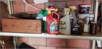 Contents of Shelf (Weed Killer, Pest Killer &