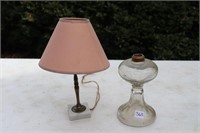 Oil Lamp & Electric Lamp