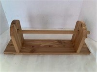 Hand-Crafted Cedar Paper Towel Wall Rack / Holder