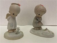 2 PRECIOUS MOMENTS Figurines.  “Death can’t keep