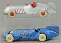 TWO HUBLEY TAILFIN RACERS