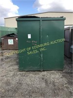 (5) 8yd steel front load dumpsters