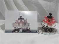 Thomas Point Lighthouse Figurine & Note Card