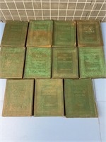 11X LITTLE LEATHER LIBRARY ANTIQUE BOOKS