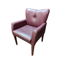 NB MEDALIST CONTEMPORARY SIDE CHAIR - FAUX LEATHER