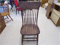 Antique Rustic Chair Oak