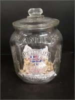 Planters Pennant Peanuts Glass Jar