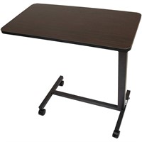 Roscoe Medical Bed Tray Overbed Table with Wheels