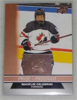 Macklin Celebrini 23 Team Canada Juniors POTP Gold