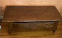 Coffee table with drawer