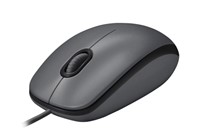 LOGITECH M100 WIRED OPTICAL AMBIDEXTROUS MOUSE