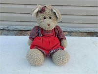 Old Bear in Dress - Vintage?