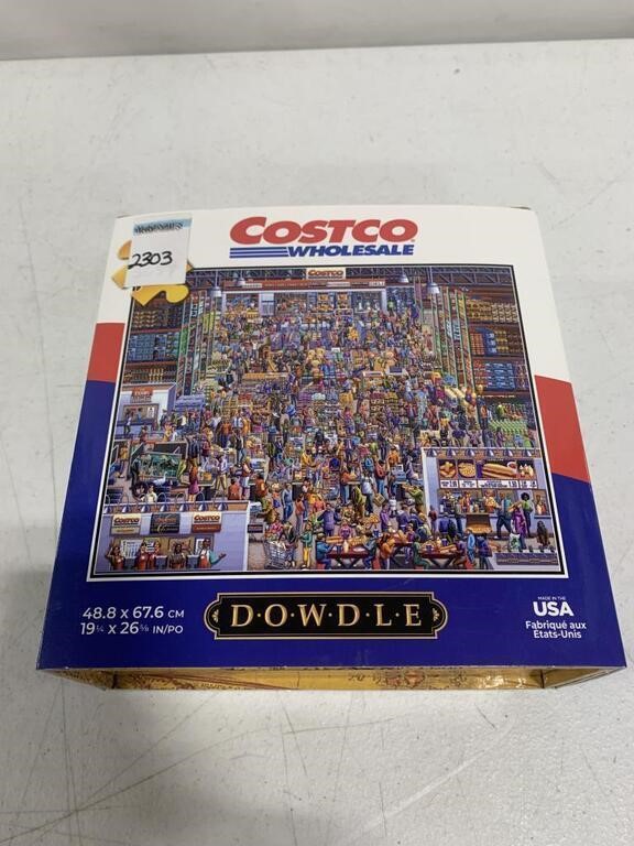 COSTCO DOWDLE 500PC PUZZLE 19 x26IN