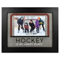 Sent Hockey Picture Frame, Black Frame