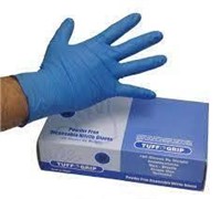 Tuff Grip Powder Free Disposable Nitrile Gloves