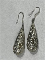 Sterling Silver Teardrop Earrings