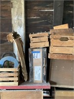 Wooden boxes crates just miscellaneous others