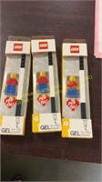LEGO Stationery Gel Pen Black With Minifigure