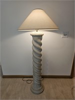 5' heavy ceramic floor lamp
