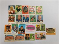 1954 1971 (20 Diff Mics Football) with HOFrs P VG