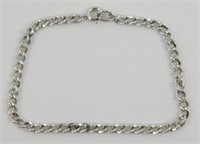 7” Sterling Silver Chain Bracelet