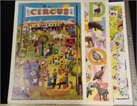 Circus, Alphabet & Travel Wisconsin Posters