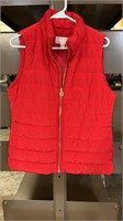 Michael Kors Red Vest Size Medium Like New