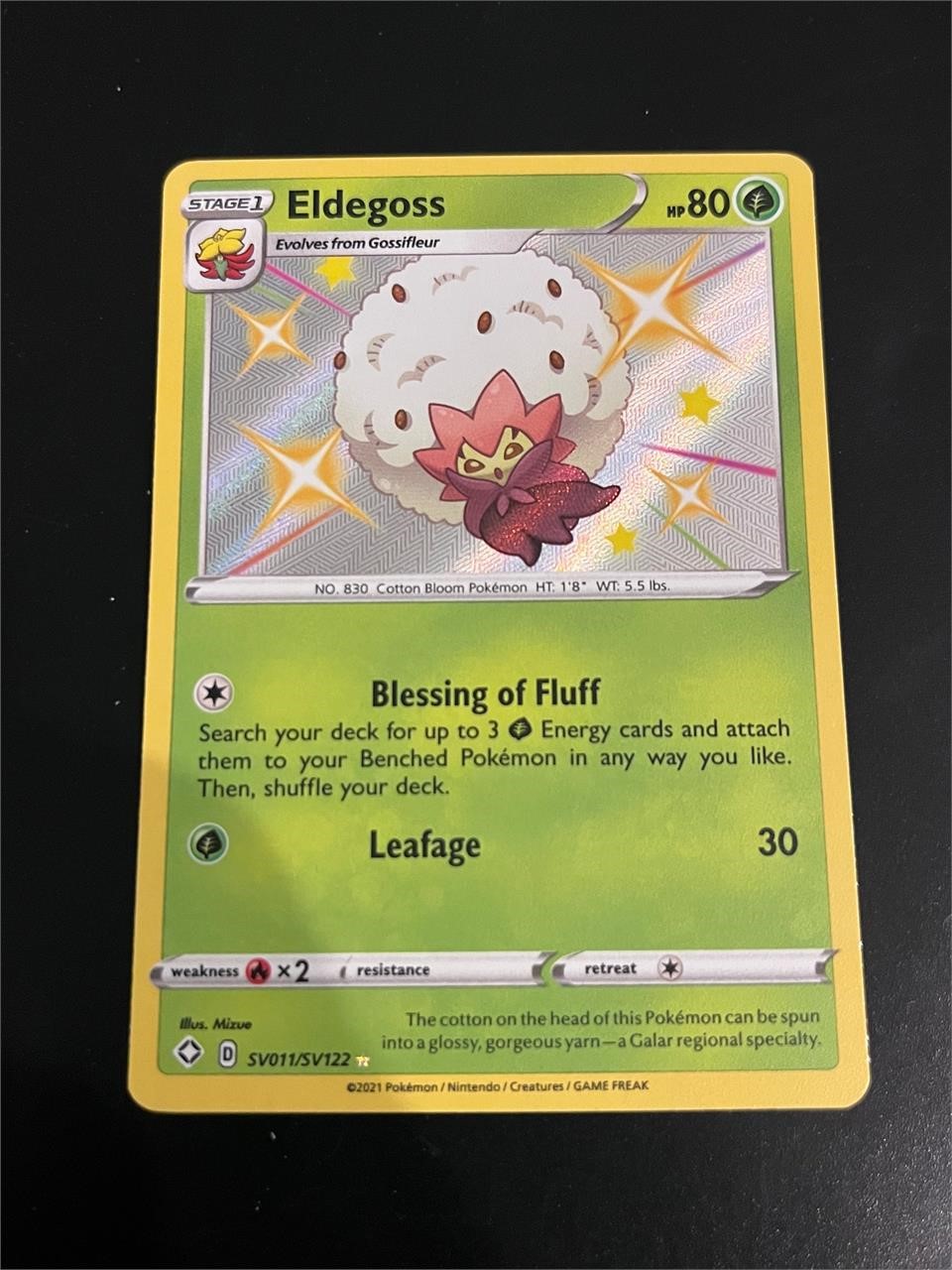 Pokemon Eldegoss SV011 Holo