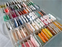 Colorful Needle Point Thread in Case