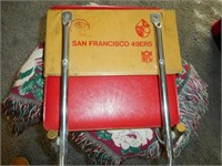 VINTAGE SAN FRANCISCO 49'ers STADIUM SEAT