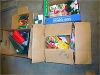 BOXES OF ASSORTED CHRISTMAS ITEMS