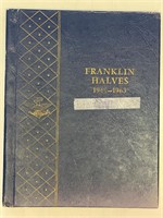 35 - 1948-1963D Franklin halves in book