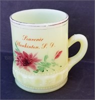 Plankinton South Dakota Souvenir Custard Glass Mug