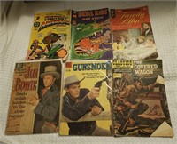 Lot of 6 Comic Books Gunsmoke Jim Bowie