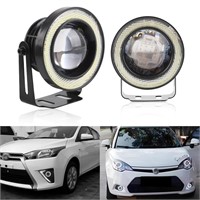 2 PCS Car LED Fog Light Replacements, 3.5In Round