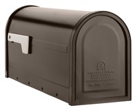 $39  Architectural Bronze Metal Post Mount Mailbox